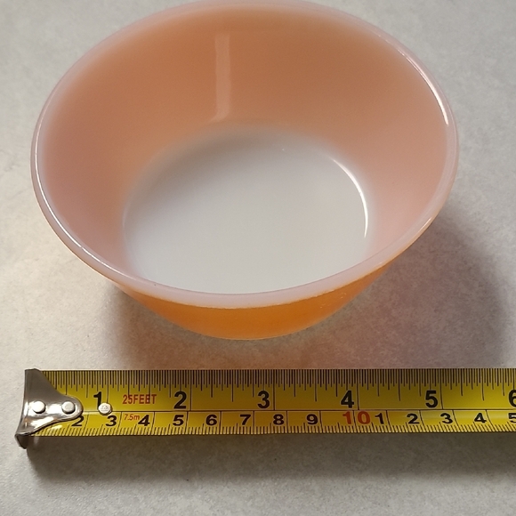 Vintage Orange and Cream Bowl - Picture 2 of 6